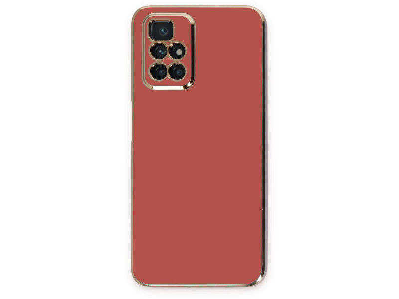 Newface Xiaomi Redmi 10 2022 Kılıf Volet Silikon - Kırmızı