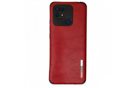 Newface Xiaomi Redmi 10C Kılıf Loop Deri Silikon - Kırmızı