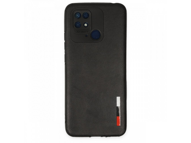 Newface Xiaomi Redmi 10C Kılıf Loop Deri Silikon - Siyah