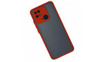 Newface Xiaomi Redmi 10C Kılıf Montreal Silikon Kapak - Kırmızı