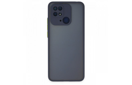 Newface Xiaomi Redmi 10C Kılıf Montreal Silikon Kapak - Lacivert