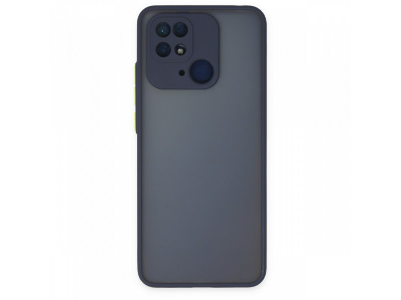 Newface Xiaomi Redmi 10C Kılıf Montreal Silikon Kapak - Lacivert