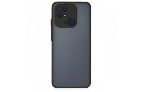 Newface Xiaomi Redmi 10C Kılıf Montreal Silikon Kapak - Siyah