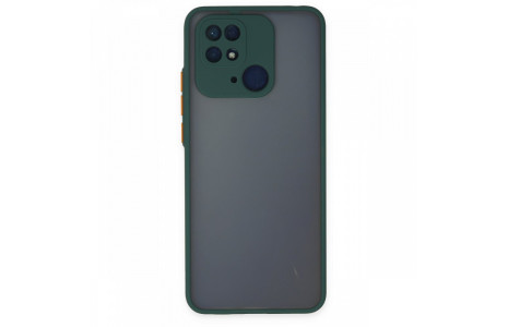 Newface Xiaomi Redmi 10C Kılıf Montreal Silikon Kapak - Yeşil