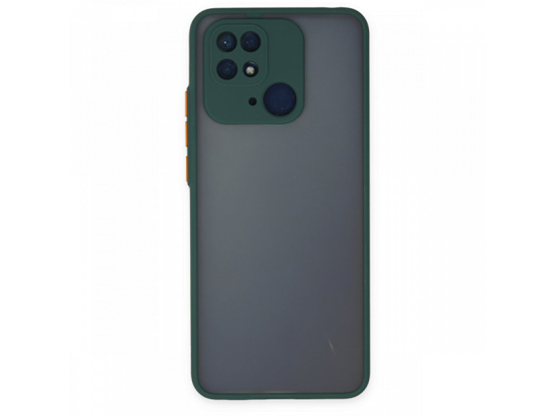 Newface Xiaomi Redmi 10C Kılıf Montreal Silikon Kapak - Yeşil