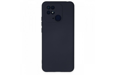 Newface Xiaomi Redmi 10C Kılıf Nano içi Kadife Silikon - Lacivert