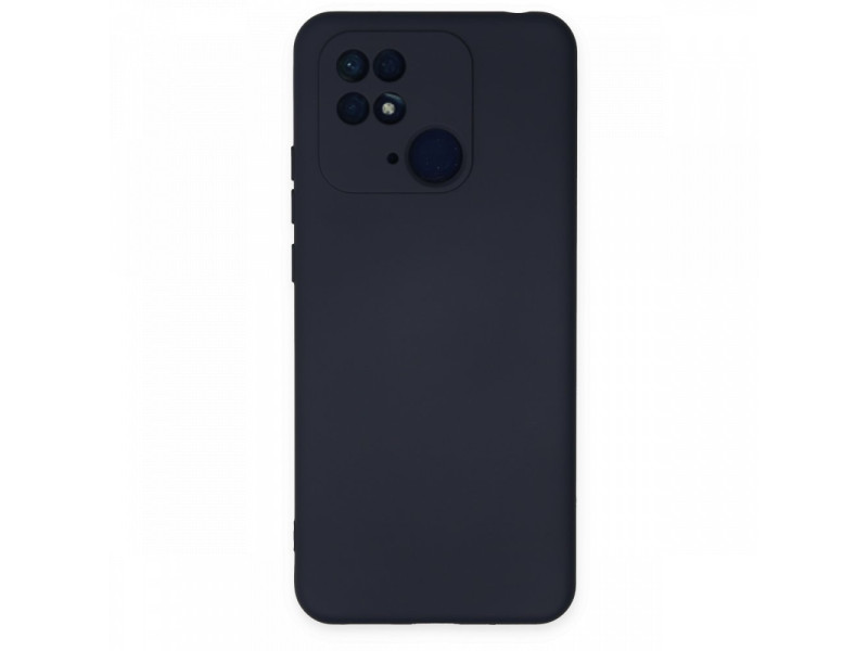 Newface Xiaomi Redmi 10C Kılıf Nano içi Kadife Silikon - Lacivert