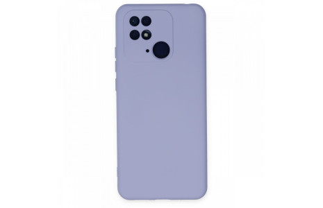 Newface Xiaomi Redmi 10C Kılıf Nano içi Kadife Silikon - Lila