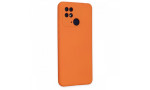 Newface Xiaomi Redmi 10C Kılıf Nano içi Kadife Silikon - Turuncu