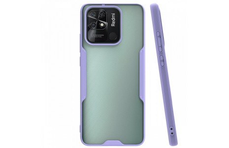 Newface Xiaomi Redmi 10C Kılıf Platin Silikon - Lila