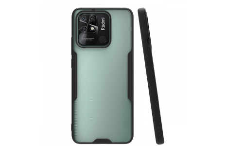 Newface Xiaomi Redmi 10C Kılıf Platin Silikon - Siyah
