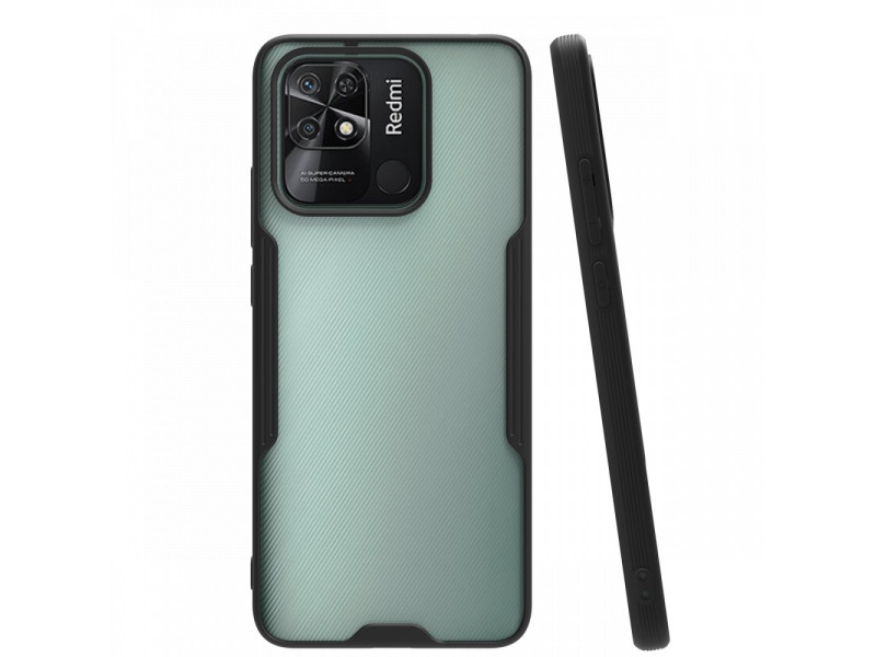 Newface Xiaomi Redmi 10C Kılıf Platin Silikon - Siyah