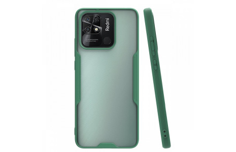 Newface Xiaomi Redmi 10C Kılıf Platin Silikon - Yeşil