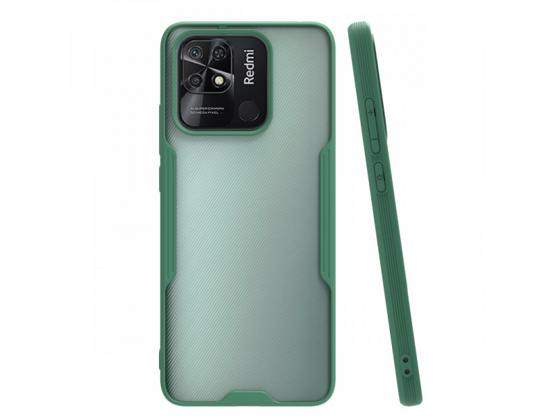 Newface Xiaomi Redmi 10C Kılıf Platin Silikon - Yeşil