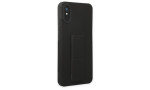 Newface Xiaomi Redmi 9A Kılıf Mega Standlı Silikon - Siyah