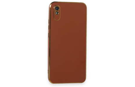 Newface Xiaomi Redmi 9A Kılıf Volet Silikon - Kırmızı