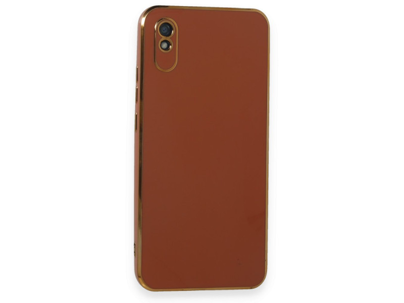 Newface Xiaomi Redmi 9A Kılıf Volet Silikon - Kırmızı