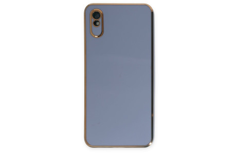 Newface Xiaomi Redmi 9A Kılıf Volet Silikon - Mavi