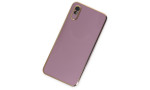 Newface Xiaomi Redmi 9A Kılıf Volet Silikon - Mor