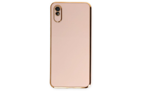 Newface Xiaomi Redmi 9A Kılıf Volet Silikon - Pembe