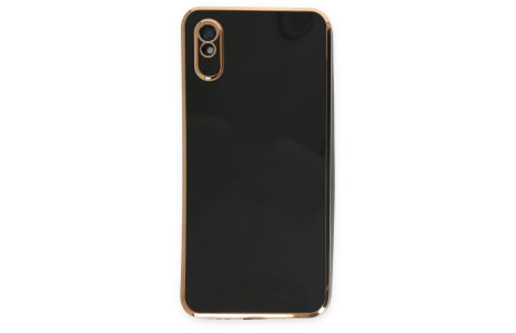 Newface Xiaomi Redmi 9A Kılıf Volet Silikon - Siyah