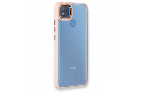 Newface Xiaomi Redmi 9C Kılıf Dora Kapak - Pudra