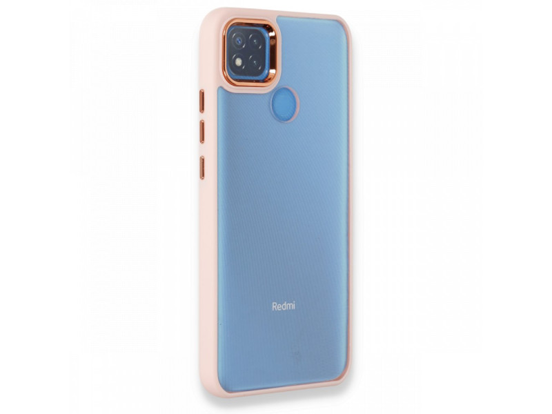 Newface Xiaomi Redmi 9C Kılıf Dora Kapak - Pudra