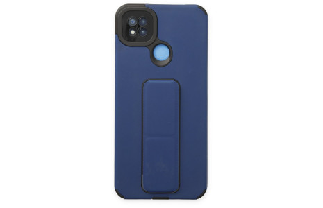 Newface Xiaomi Redmi 9C Kılıf Mega Standlı Silikon - Mavi