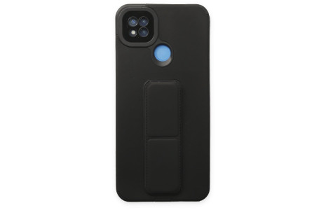Newface Xiaomi Redmi 9C Kılıf Mega Standlı Silikon - Siyah