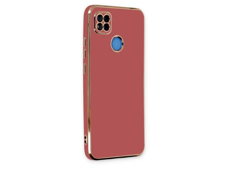 Newface Xiaomi Redmi 9C Kılıf Volet Silikon - Kırmızı