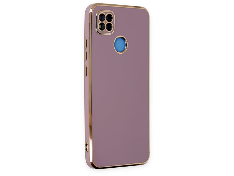 Newface Xiaomi Redmi 9C Kılıf Volet Silikon - Mor
