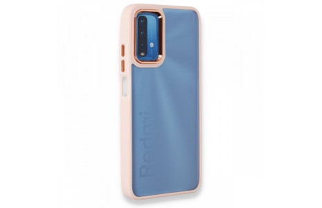 Newface Xiaomi Redmi 9T Kılıf Dora Kapak - Pudra