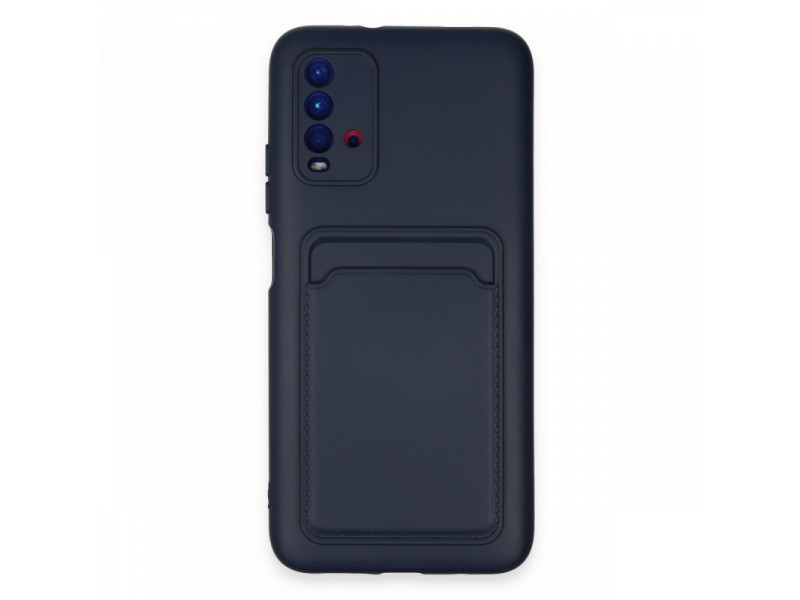 Newface Xiaomi Redmi 9T Kılıf Kelvin Kartvizitli Silikon - Lacivert