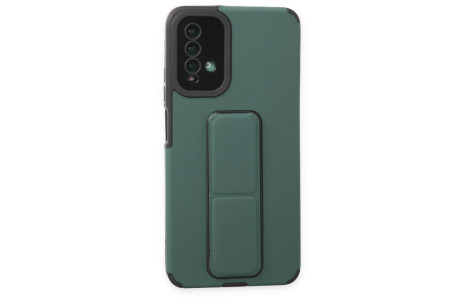 Newface Xiaomi Redmi 9T Kılıf Mega Standlı Silikon - Yeşil