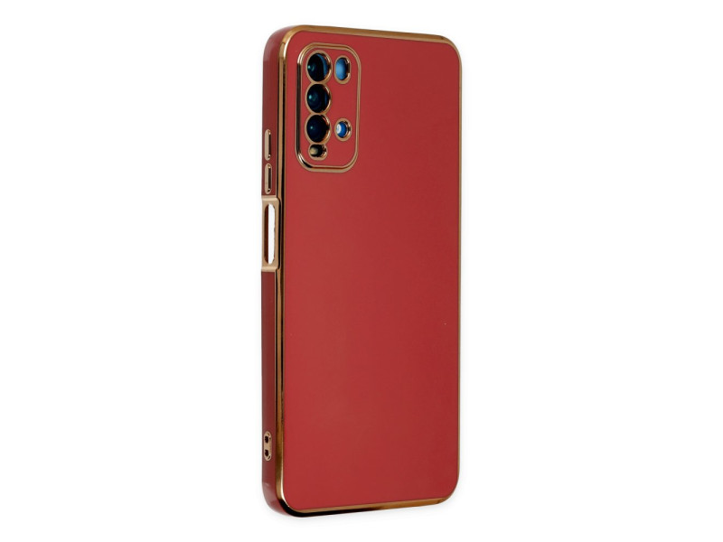 Newface Xiaomi Redmi 9T Kılıf Volet Silikon - Kırmızı