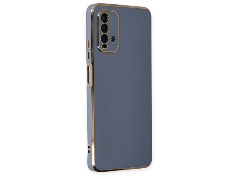 Newface Xiaomi Redmi 9T Kılıf Volet Silikon - Mavi