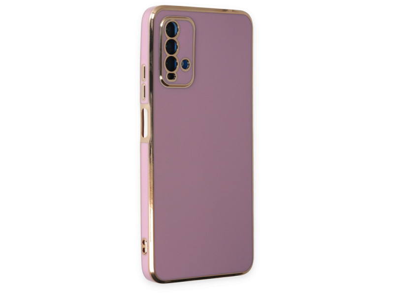 Newface Xiaomi Redmi 9T Kılıf Volet Silikon - Mor