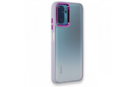 Newface Xiaomi Redmi Note 10 Kılıf Dora Kapak - Lila