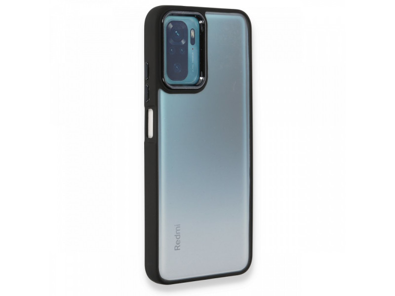 Newface Xiaomi Redmi Note 10 Kılıf Dora Kapak - Siyah