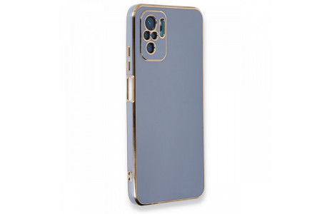 Newface Xiaomi Redmi Note 10 Kılıf Volet Silikon - Mavi