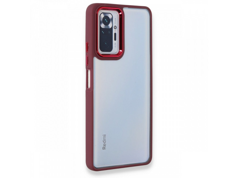 Newface Xiaomi Redmi Note 10 Pro Kılıf Dora Kapak - Kırmızı