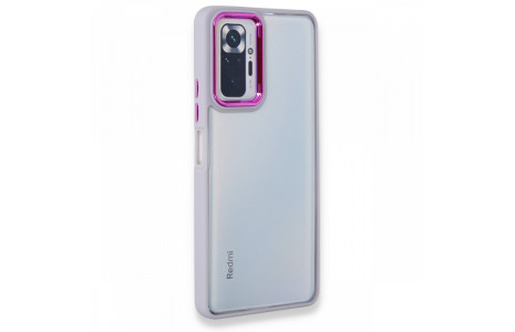 Newface Xiaomi Redmi Note 10 Pro Kılıf Dora Kapak - Lila