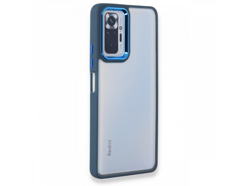 Newface Xiaomi Redmi Note 10 Pro Kılıf Dora Kapak - Mavi
