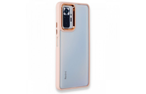 Newface Xiaomi Redmi Note 10 Pro Kılıf Dora Kapak - Pudra