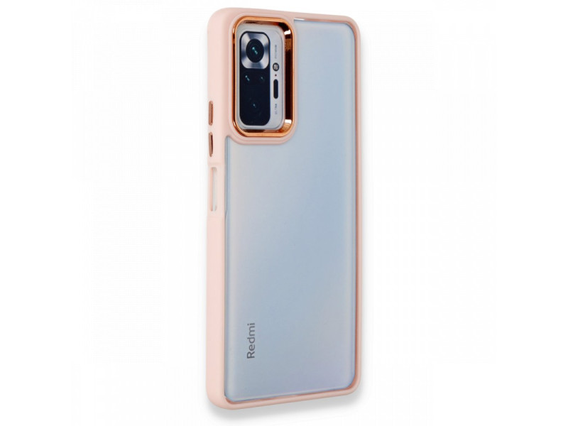 Newface Xiaomi Redmi Note 10 Pro Kılıf Dora Kapak - Pudra