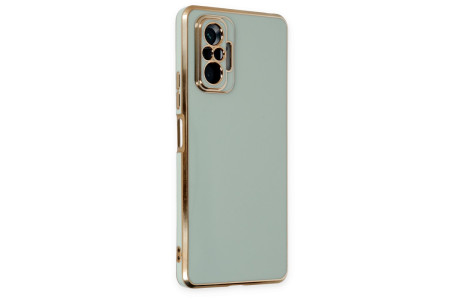 Newface Xiaomi Redmi Note 10 Pro Kılıf Volet Silikon - Açık Yeşil