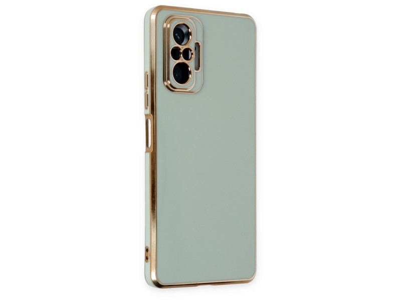 Newface Xiaomi Redmi Note 10 Pro Kılıf Volet Silikon - Açık Yeşil