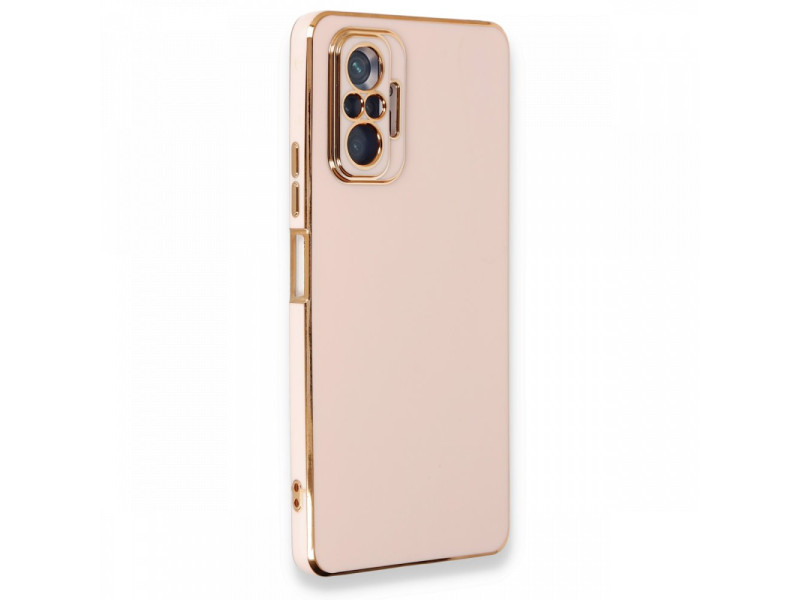 Newface Xiaomi Redmi Note 10 Pro Kılıf Volet Silikon - Pembe