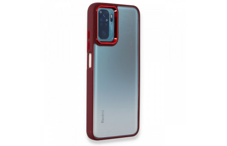 Newface Xiaomi Redmi Note 10S Kılıf Dora Kapak - Kırmızı