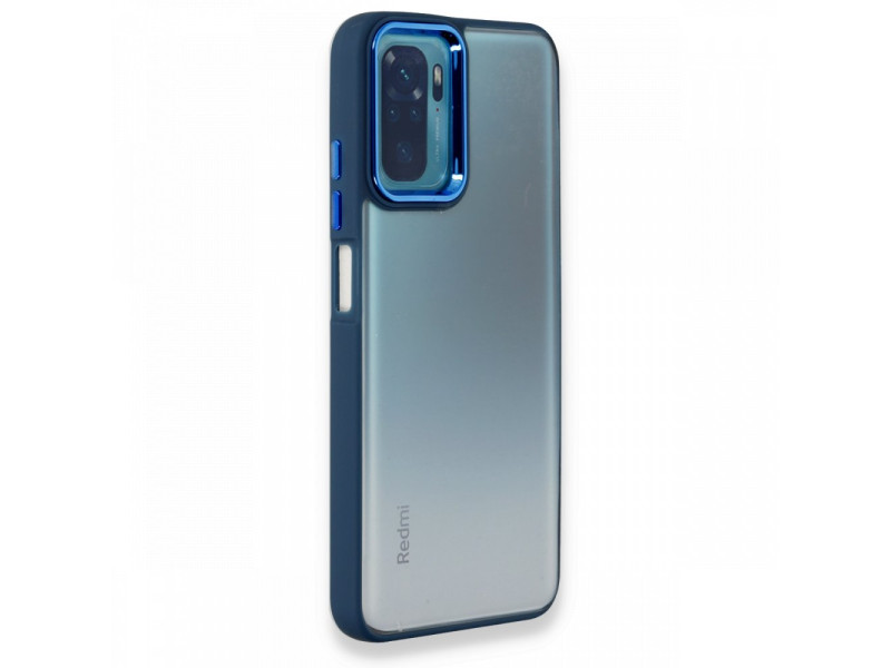 Newface Xiaomi Redmi Note 10S Kılıf Dora Kapak - Mavi